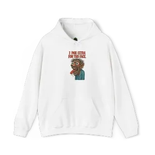 Hoodie 024 Front White